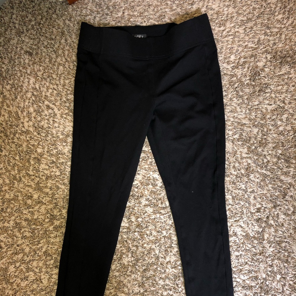 LOFT Ponte Ankle Leggings - Small